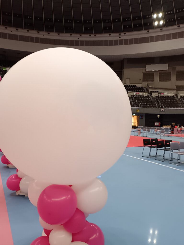 舞台・会場装飾レポート＠愛知県体育館 施工風景