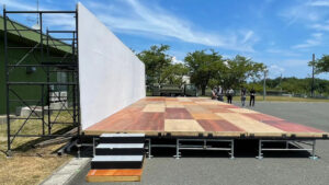 バックパネルステージ設営プラン