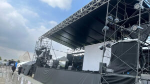 イントレルーフステージ設営プラン