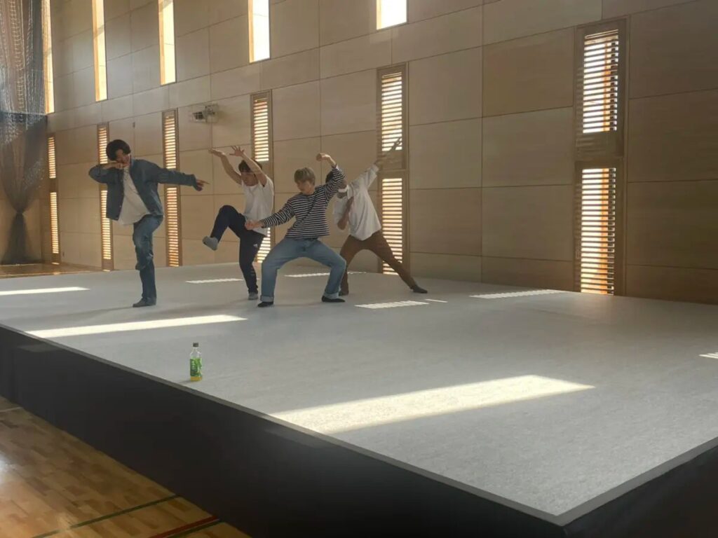 新潟県三条市の学園祭で使用したステージ