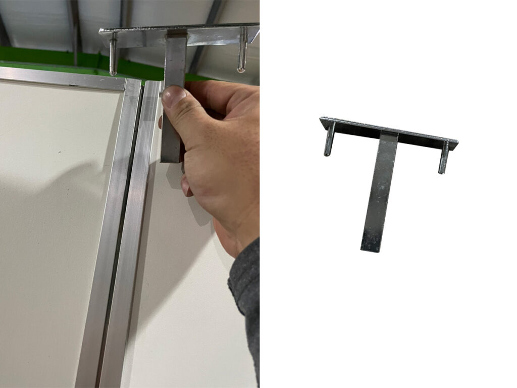 イージーパネル上部固定金具