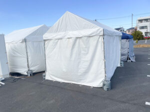 1.5間✕2間パイプテント(白)セット