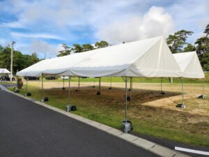 2間✕3間パイプテント(白)セット