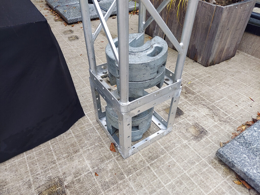 トラスルーフ ウェイト養生