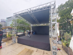 トラスルーフ(2間✕3間)設営プラン