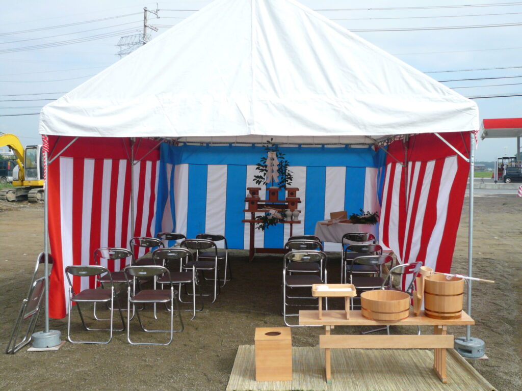 屋外地鎮祭の様子2