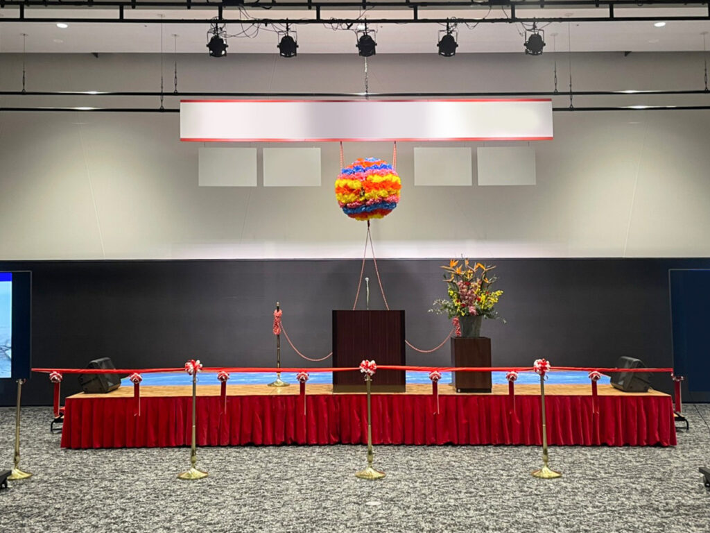 愛知県で行われたテープカット式