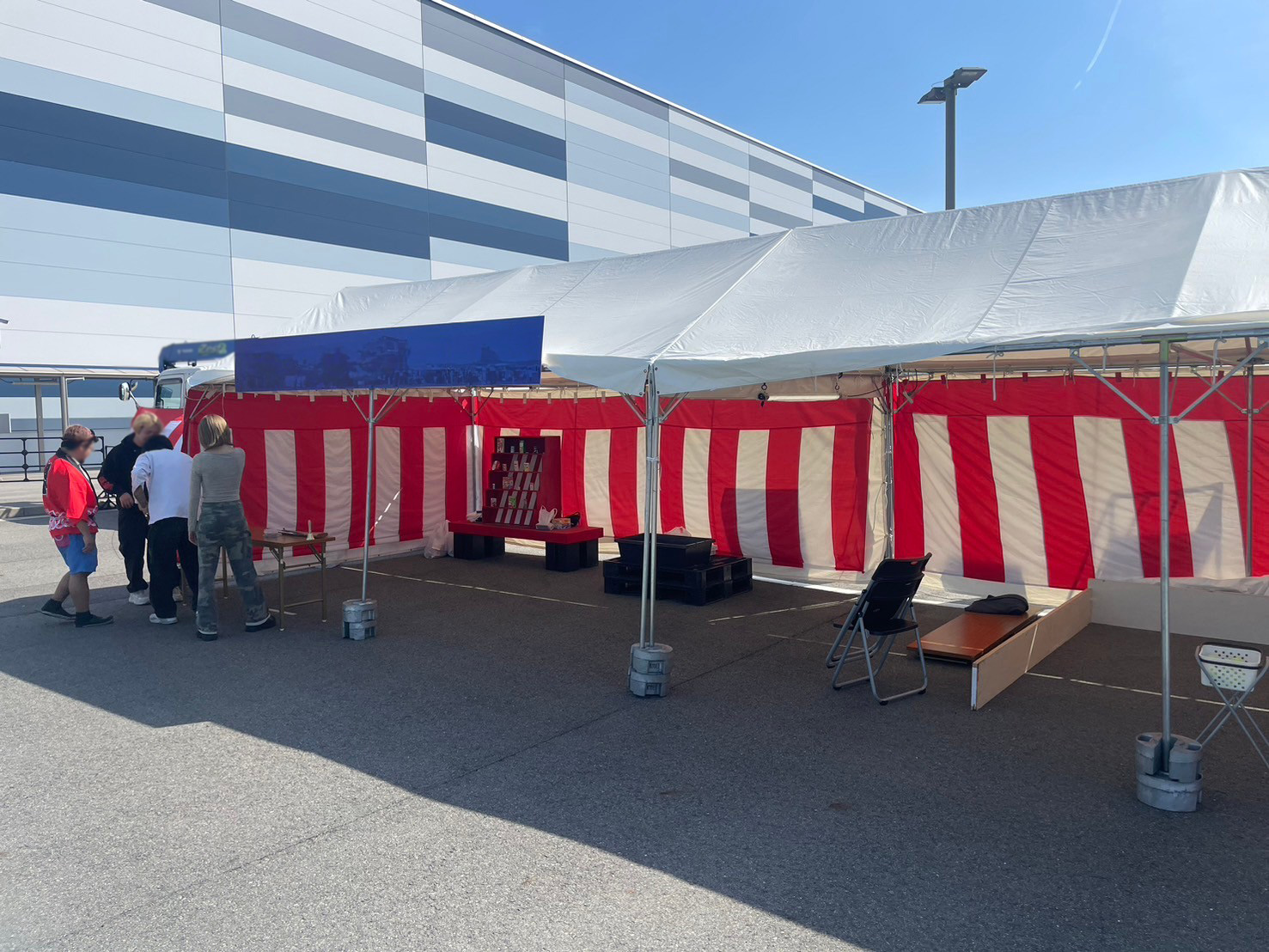 Aichi sky Expo(国際展示場)でコンサート会場を設営しました