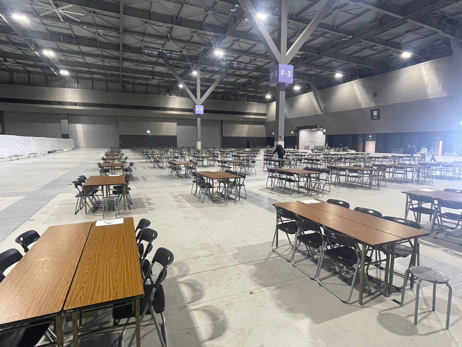 Aichi sky Expo(国際展示場)でコンサート会場を設営しました - 名古屋