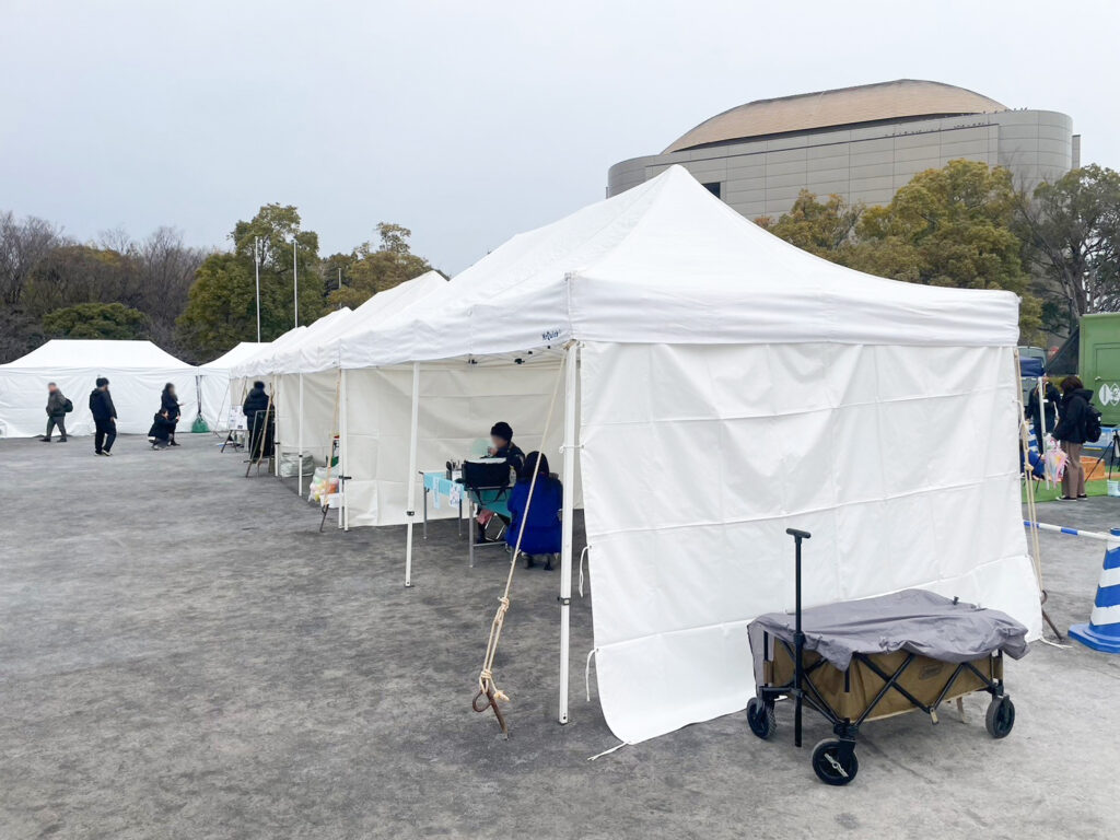 3m✕6mテント 使用イメージ2