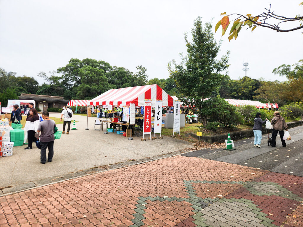 令和6年度みどり・シティ・フェスティバル会場設営レポート テント1