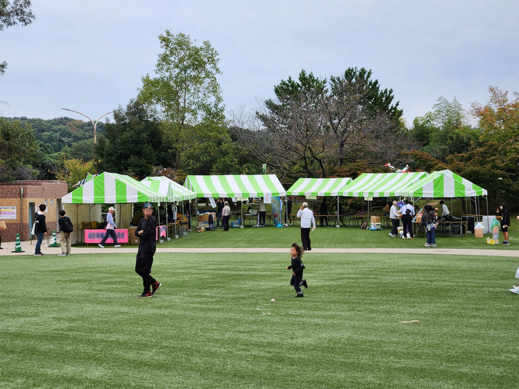 令和6年度みどり・シティ・フェスティバル会場設営レポート テント6