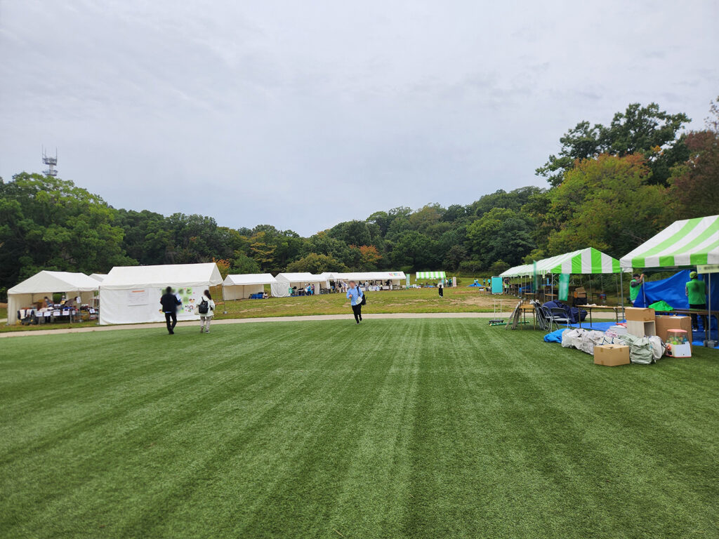 令和6年度みどり・シティ・フェスティバル会場設営レポート テント7