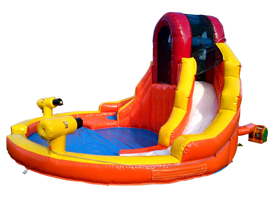 シャワー付きウォータースライダー レンタル