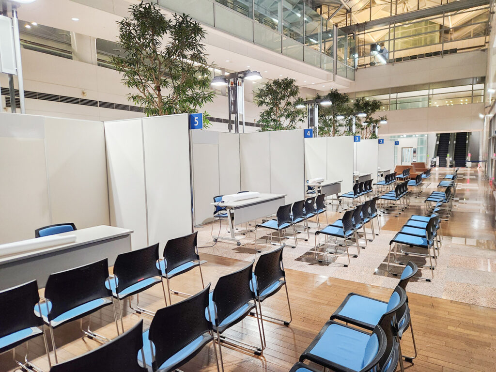 合同企業セミナー会場設営レポート2