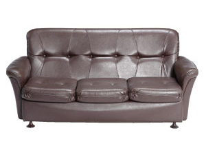 応接ソファー(レザー) 3人掛け