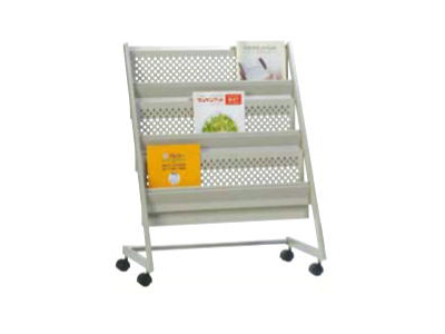 マガジンラック 白・3段