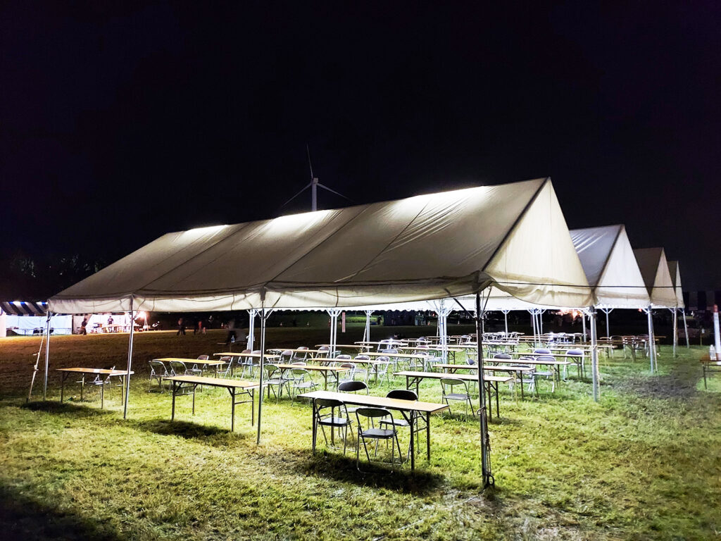 3間×5間パイプテント(白) イメージ5