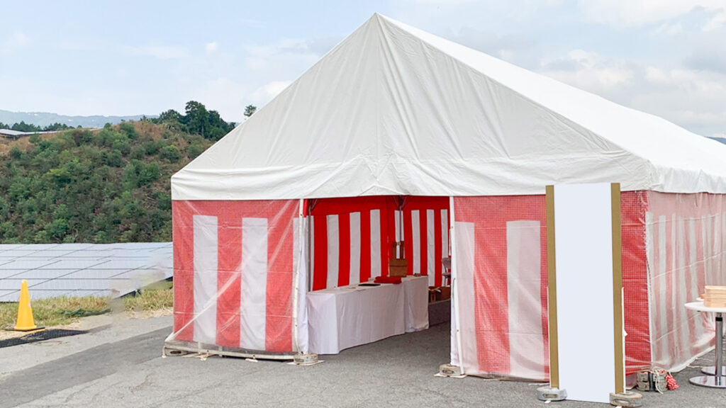 3間×5間パイプテント(白) イメージ6