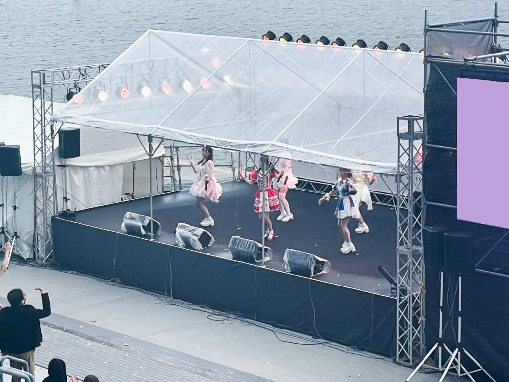 3間×5間パイプテント(透明) レンタル