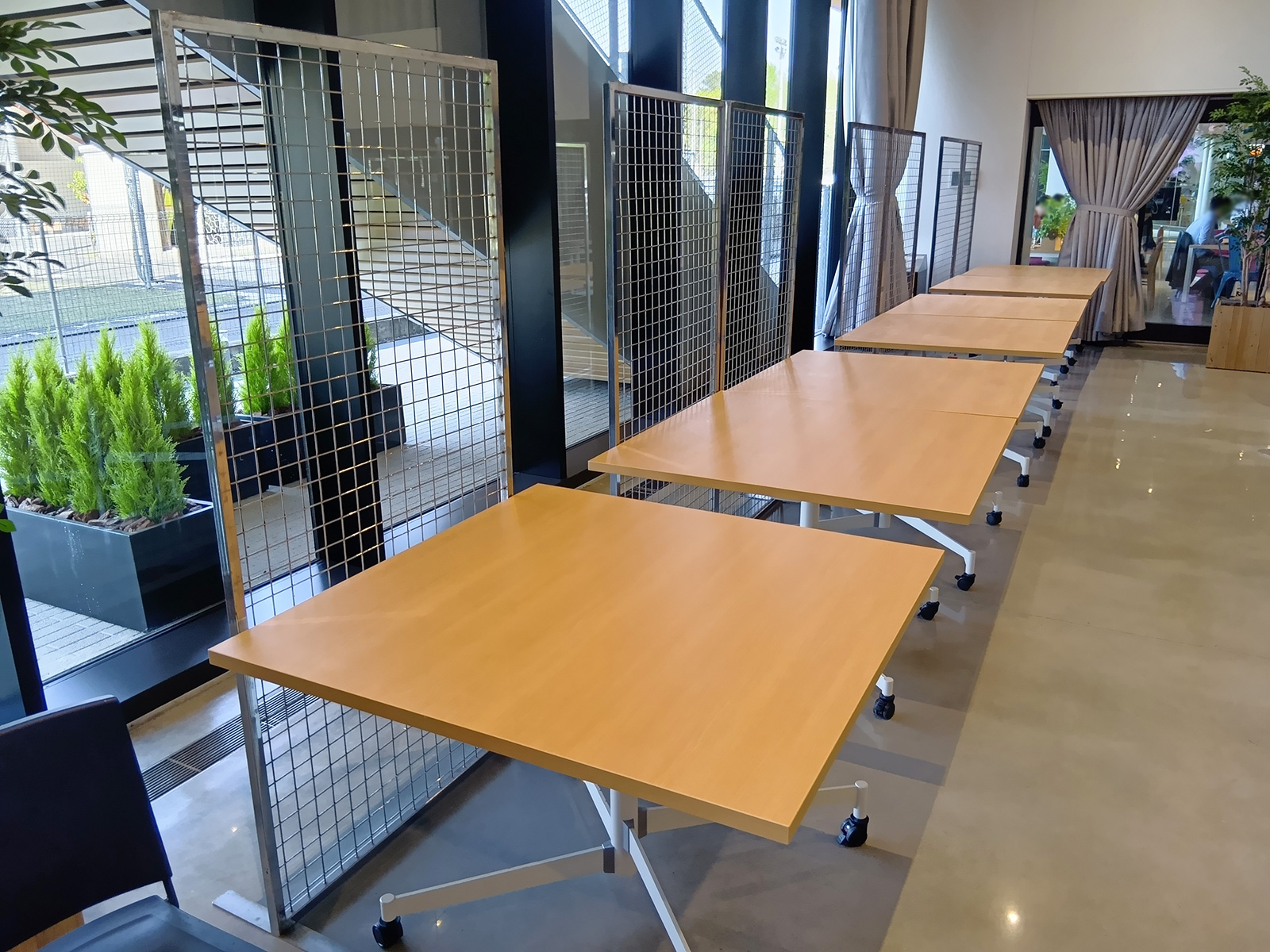 ネットパーテーション設営レポート ＠STATION Ai