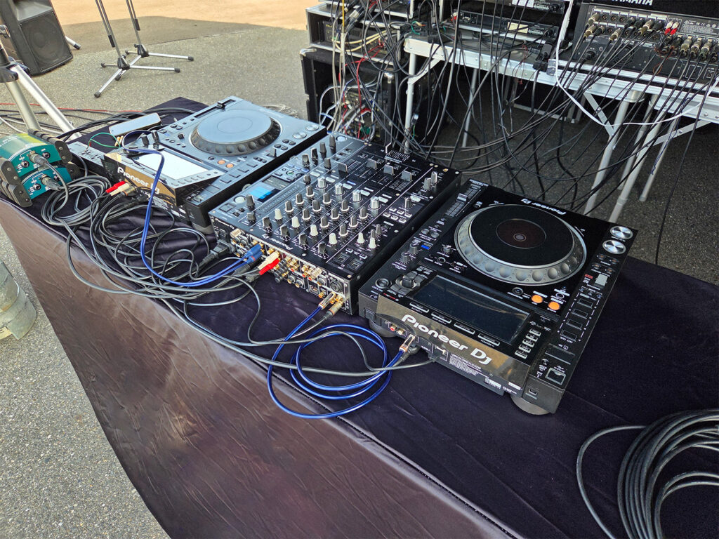 カーイベント DJ機材