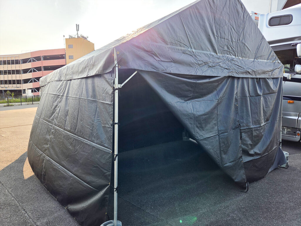カーイベント 2間×3間 パイプテント(黒) 3