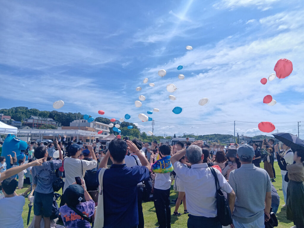 愛知県日進市の道の駅で施設のオープニング式典をお手伝いしました！7