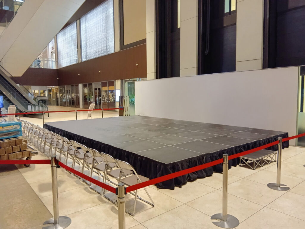 歌謡コンサート会場設営レポート1