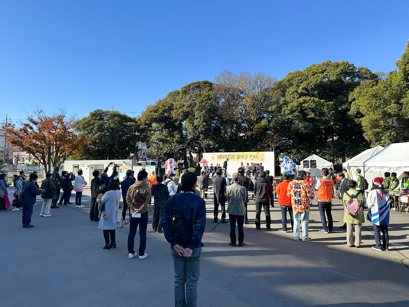 瑞穂区民まつり2025会場設営しました！