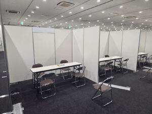 就活イベント会場設営プラン