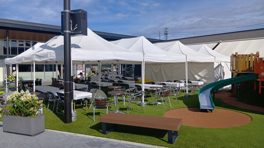 夏場休憩テントセット