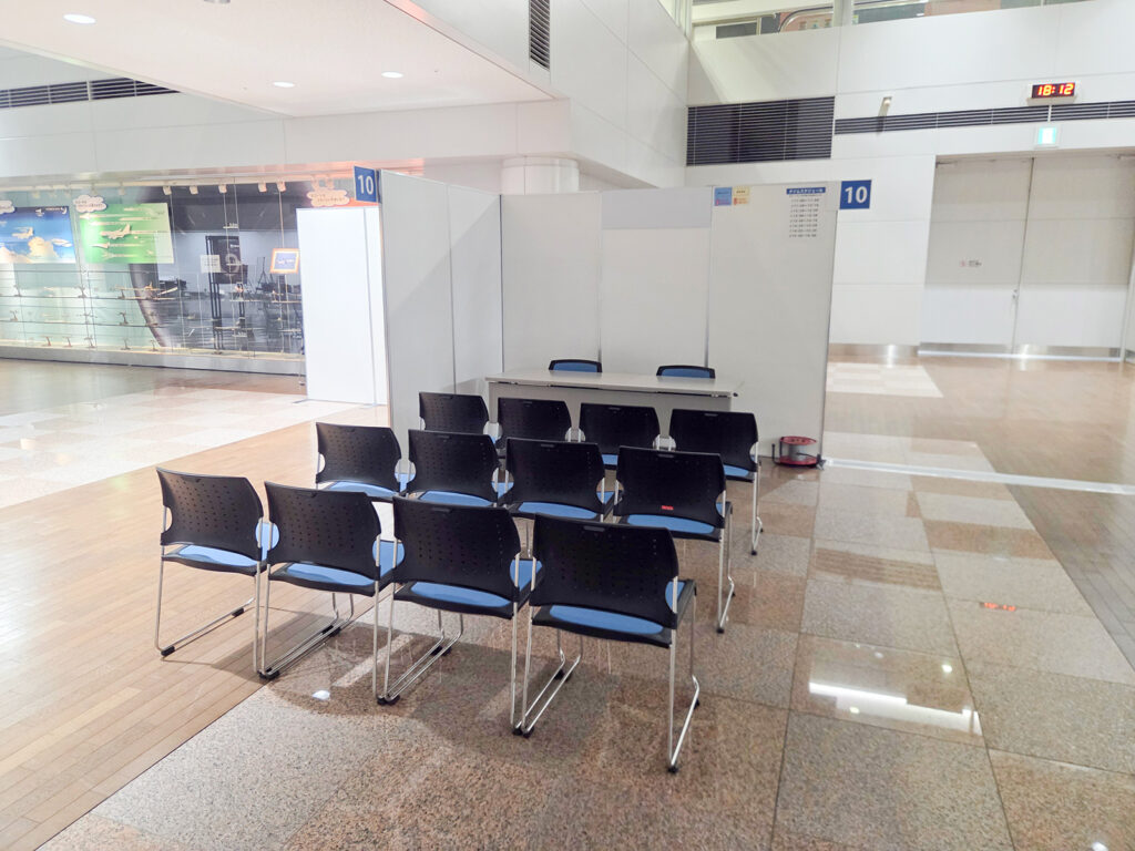 合同企業説明会会場設営レポート＠中部国際空港 センターピアガーデン7