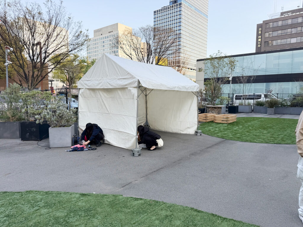 販促イベント テント2