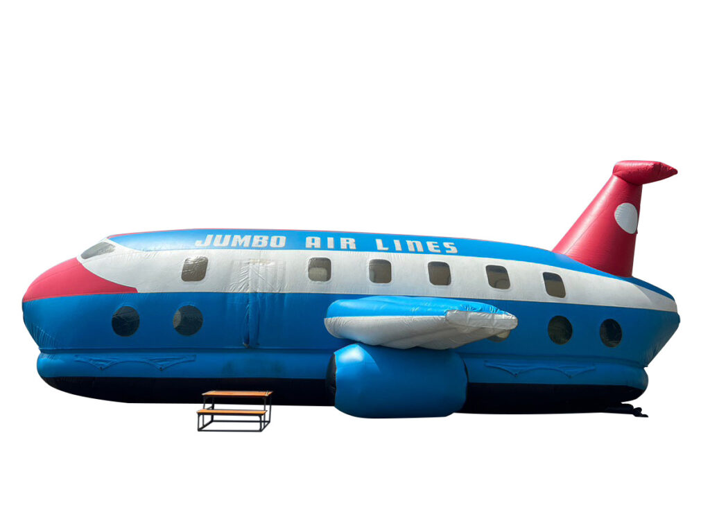 飛行機エア遊具